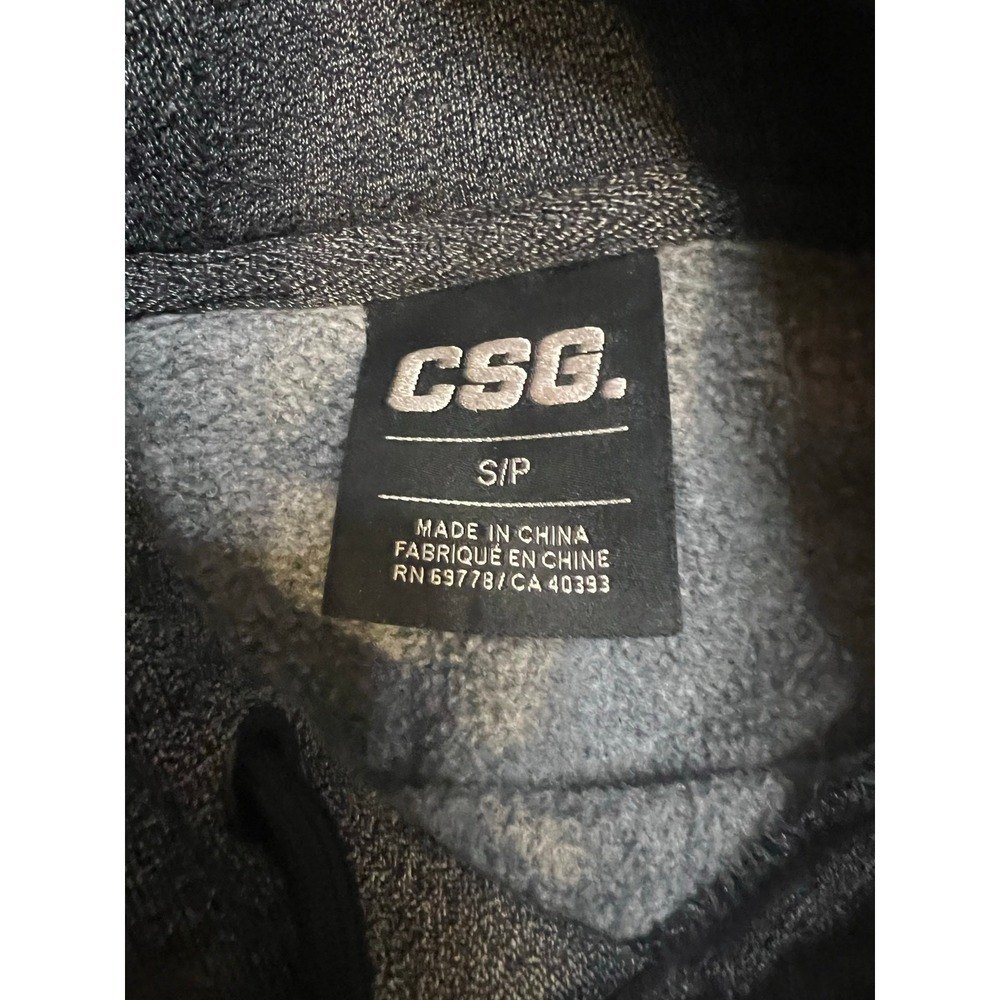 CSG Men's Hoodie Dark Gray Pullover Size Small - Picture 2 of 6